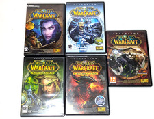 Pacote com 5 jogos de DVD-ROM World Of Warcraft PC - Burning Crusade, Cataclysm na caixa comprar usado  Enviando para Brazil