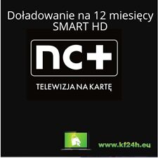 12 m-cy SMART HD Telewizja na kartę TnK Ładowanie NC+ TVN Doladowanie Polsat na sprzedaż  Wysyłka do Poland