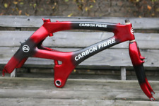 Usado, Quadro retrô Oldschool C4 Marte fibra de carbono monocoque MTB mountain bike 46cm 26" comprar usado  Enviando para Brazil