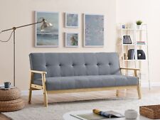 Grey fabric sofa for sale  SHOTTS