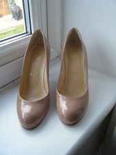 Louboutin nude patent for sale  WINDSOR