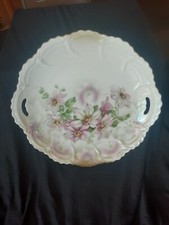 Prato de bolo antigo alemão ou austríaco com acabamento brilhante de porcelana. comprar usado  Enviando para Brazil