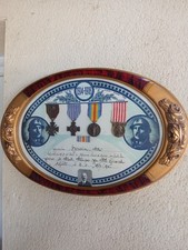 Ww1.cadre médailles. poilus d'occasion  Épinac