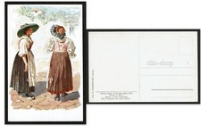 Ansichtskarte cartolina tracht usato  Prad am Stilfserjoch