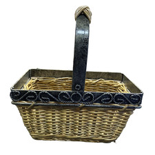 Woven wood basket for sale  Freeport