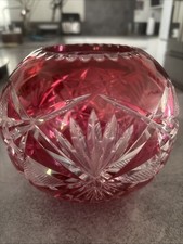 Vase boule cristal d'occasion  Rives