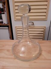 Ships decanter clear for sale  LONDON