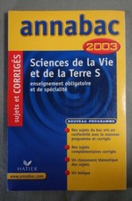 Annabac 2003 sciences d'occasion  Clermont-l'Hérault