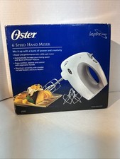 Mixer manual OSTER Inspire 6 velocidades modelo 2532 tamanho completo e batedores Euro caixa aberta comprar usado  Enviando para Brazil
