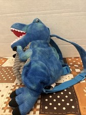 Mochila de pelúcia Wonder Nation azul tiranossauro T-Rex dinossauro alças ajustáveis comprar usado  Enviando para Brazil