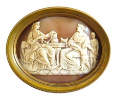 Camée coquillage xixe d'occasion  Pont-sur-Yonne