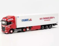 Semirreboque Minicar Iveco S-Way caixa refrigerada a GNL 1/87 "HPTherkelsen" [HE316 comprar usado  Enviando para Brazil