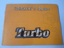 Renault alpine turbo d'occasion  Meyssac