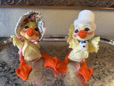 Usado, (2) Vintage-ANNALEE-Easter Chicks/Mr. & Mrs. /Vestido-c 1993-FRETE GRÁTIS-🐥 comprar usado  Enviando para Brazil