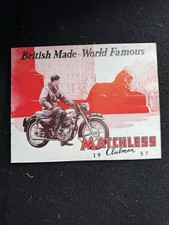 Original 1957 matchless for sale  LOWESTOFT