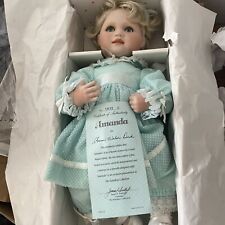 Signed porcelain doll for sale  BRIGHTON