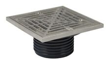 11 peças SIOUX CHIEF 3 pol. Luminária de drenagem de piso de PVC cubo com 5-7/8 pol. Grelha quadrada, usado comprar usado  Enviando para Brazil