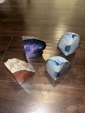 Agate bookends set for sale  Fontana