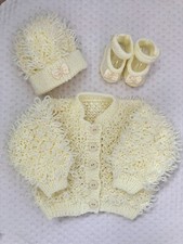 Handknitted baby loopy for sale  GRAVESEND