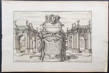 Stampa antica 1686 usato  Roma