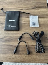 Agptek lavalier microphone for sale  LIVERPOOL