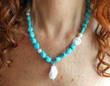 Collana donna pietre usato Collana donna pietre usato  Italia