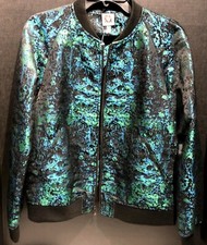 Jaqueta Bomber Feminina Anne Klein Raglan Dois Bolsos Zíper Elástico Preta Tamanho 12 Nova comprar usado  Enviando para Brazil