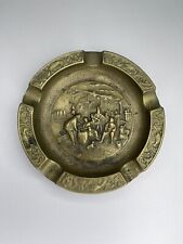 Vintage brass embossed for sale  BISHOP AUCKLAND