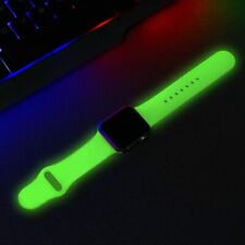 Pulseira esportiva de silicone luminosa para Apple Watch Ultra 49mm 8 7 SE 6 5 4 38mm-45mm comprar usado  Enviando para Brazil