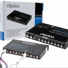 CLARION EQS-755 EQUALIZADOR GRÁFICO DE 7 BANDAS COM ENTRADA AUXILIAR FRONTAL DE 3,5 MM E AUXILIAR RCA traseiro comprar usado  Enviando para Brazil