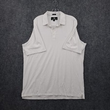 Camisa polo masculina Buttercloth XL branca golfe manga curta leve algodão gelado, usado comprar usado  Enviando para Brazil