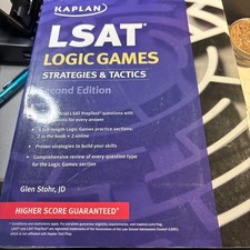 lsat kaplan prep books for sale  Carrsville
