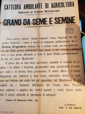 Manifesto cattedra ambulante usato Manifesto cattedra ambulante usato  Zerbolo
