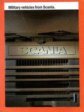 SCANIA TRUCKS / MILITARY VEHICLES / BROCHURE de 1996 / ENGLISH segunda mano  Embacar hacia Mexico