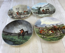 Hunting scene plates for sale  WOKING