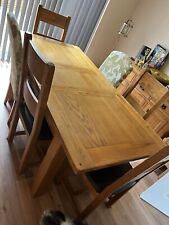 Oak dining table for sale  STALYBRIDGE