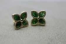 Brincos/tachas de ágata verde esterlina 18K sobre - US$ 295 comprar usado Brincos/tachas de ágata verde esterlina 18K sobre - US$ 295 comprar usado  Enviando para Brazil