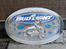 Large budweiser metal for sale  Warrenville