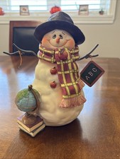 Teacher snowman figurine for sale  Thomasboro