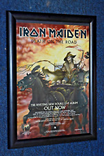 IRON MAIDEN Framed A4 death on the road 2005 ALBUM original music ART poster comprar usado  Enviando para Brazil