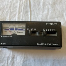 Usado, Afinador de guitarra Seiko analógico eletrônico quartzo ST600 - Preto comprar usado Usado, Afinador de guitarra Seiko analógico eletrônico quartzo ST600 - Preto comprar usado  Enviando para Brazil