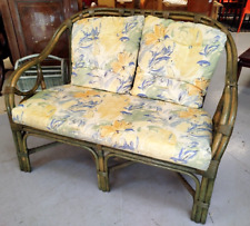 Banquette rotin vert d'occasion  Yffiniac