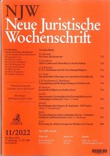 Njw 2022 juristische gebraucht kaufen  Heidelberg