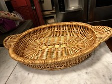 Oval wicker woven for sale  Shoreham