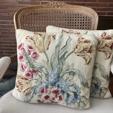 Vintage needlepoint floral for sale  Azusa