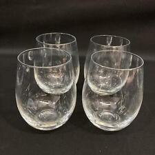 Lot stemless crystal for sale  Mcminnville
