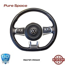 VOLANTE VW GOLF MK7 7.5 GTI com SACO DSG AUTOMÁTICO 13-20 5G0419091 COMPLETO, usado comprar usado  Enviando para Brazil