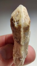 Cristal de quartzo, achatado. Sand Horse prospect, Carolina do Norte. 33 gramas. Vídeo. comprar usado  Enviando para Brazil