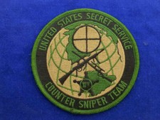 Patch policial da equipe de contra-atiradores do Serviço Secreto dos EUA USSS comprar usado  Enviando para Brazil
