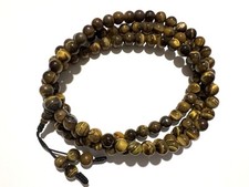 Usado, Genuíno Olho de Tigre Pedra 108 Contas Mala Meditação Yoga Om Pulseira Colar 001 comprar usado  Enviando para Brazil
